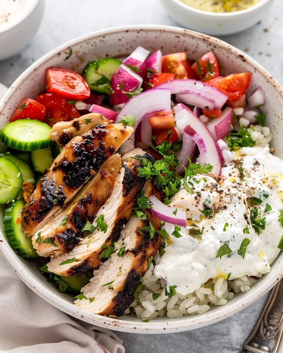 Greek Chicken Bowls
