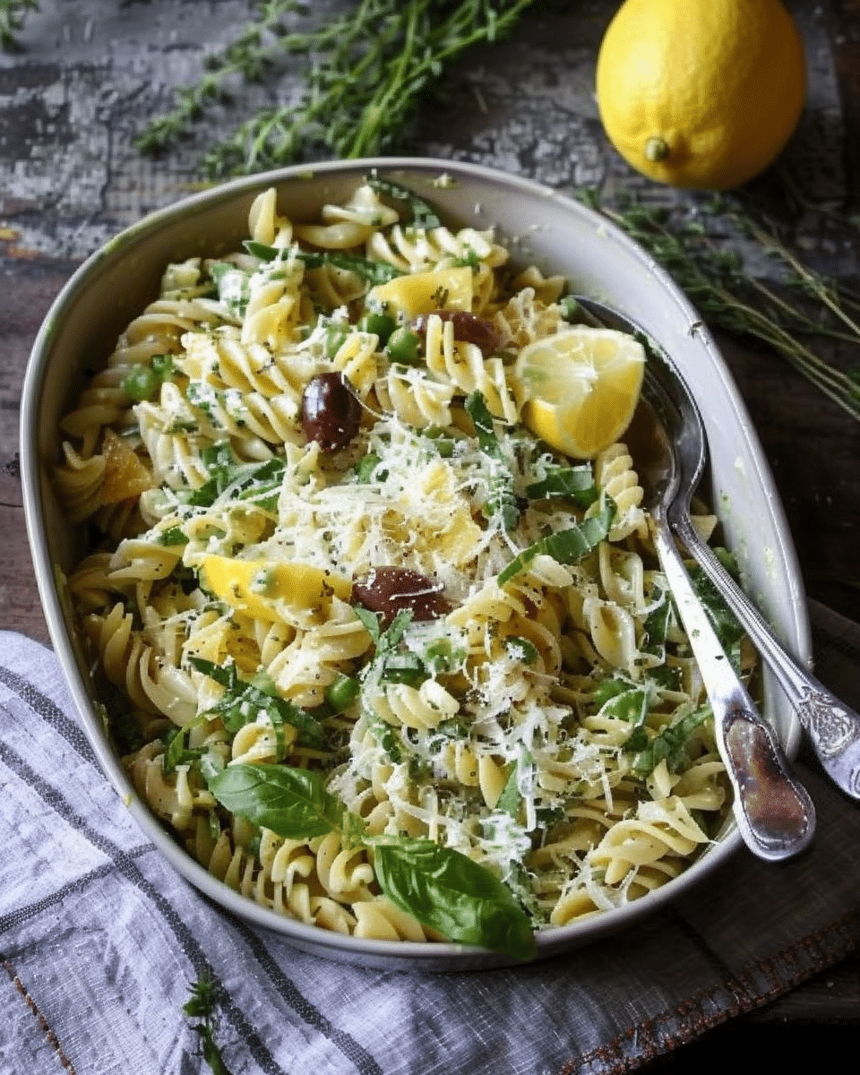 Lemon Tarragon Pasta Salad