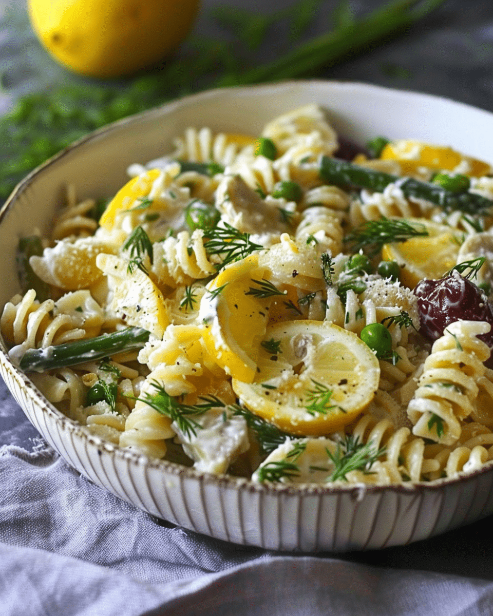 Lemon Tarragon Pasta Salad