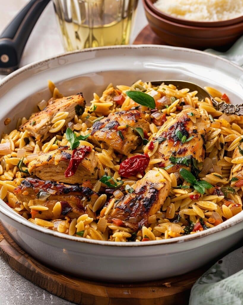 Marry Me Chicken Orzo