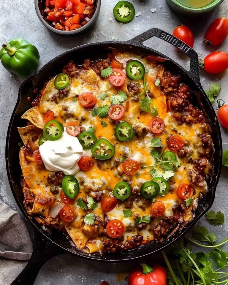 One-Pan Beef Enchilada Skillet