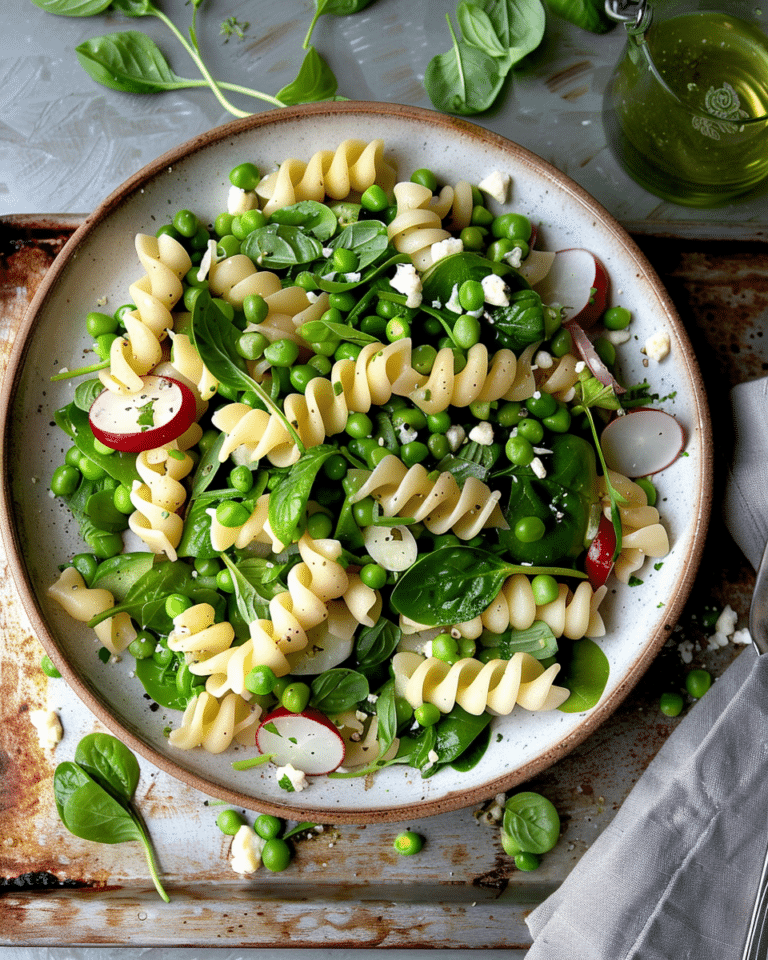 Peas and Pearls Pasta Salad