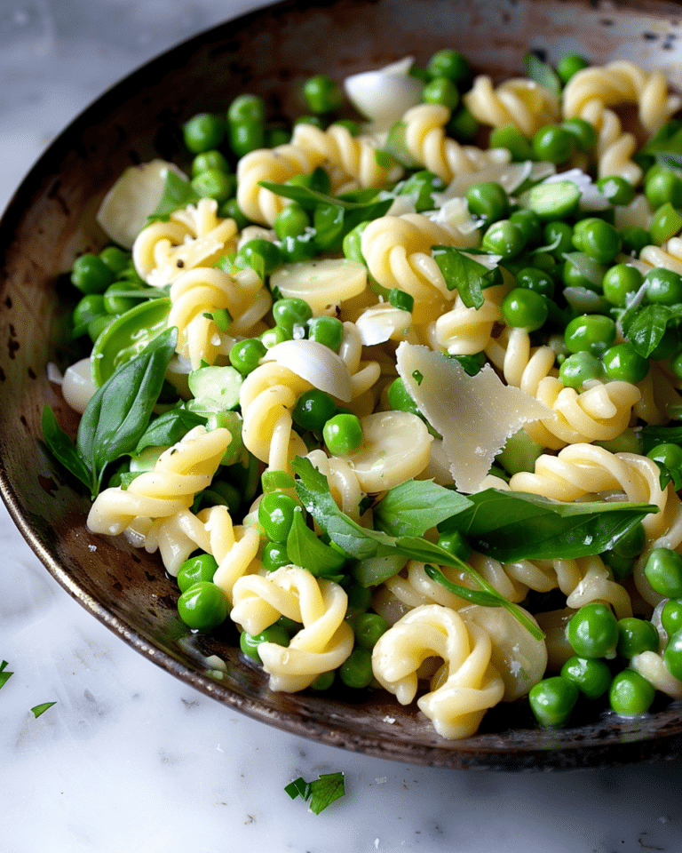 Peas and Pearls Pasta Salad