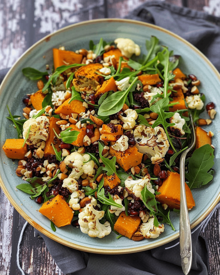 Pumpkin, Cauliflower and Rocket Salad