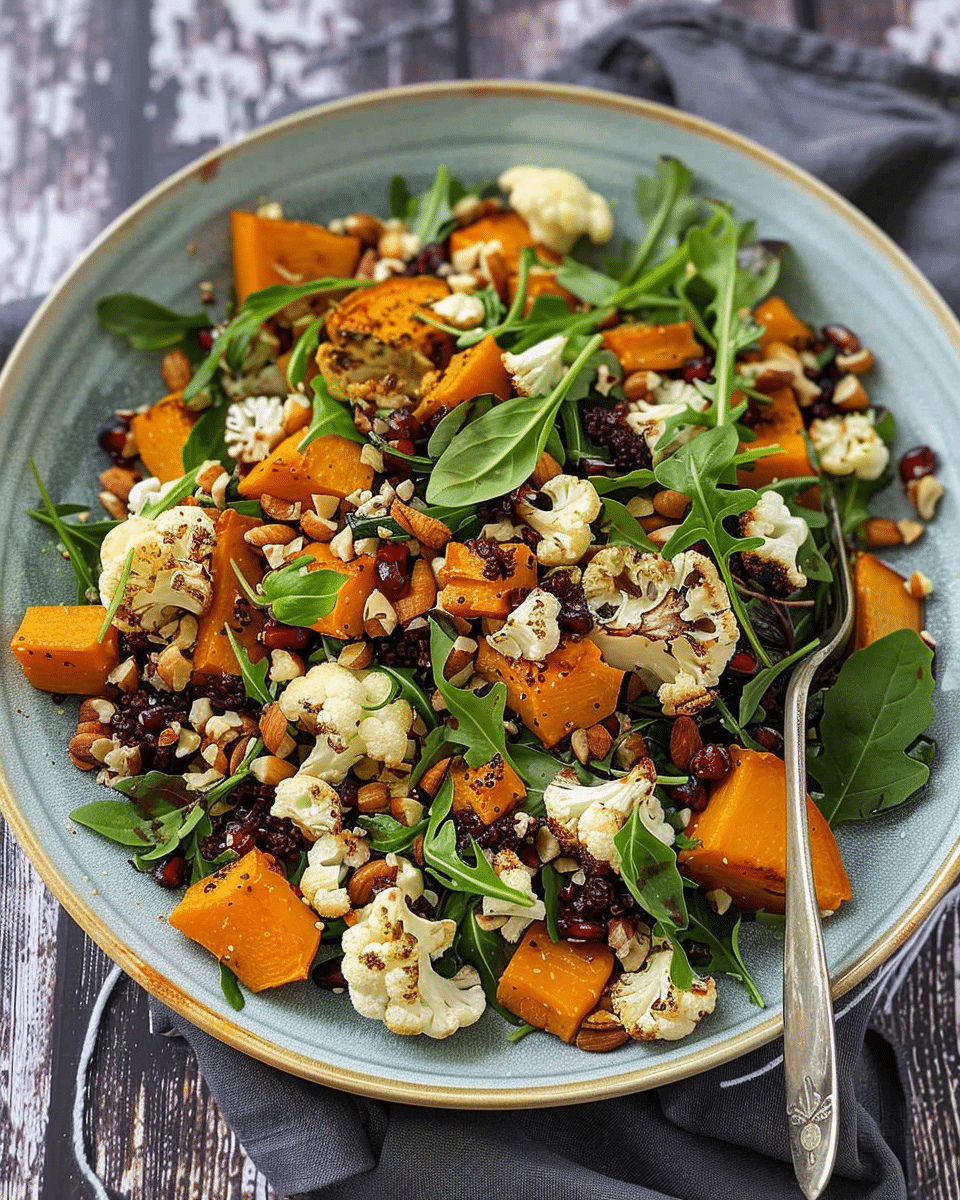 Pumpkin, Cauliflower and Rocket Salad