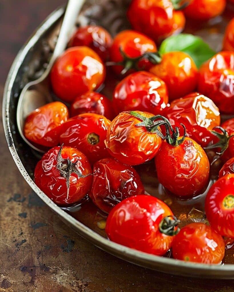 Roasted Cherry Tomatoes with Honey Thyme Glaze