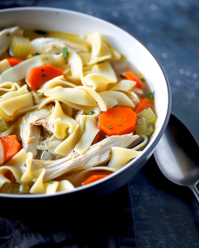 Rotisserie Chicken Noodle Soup