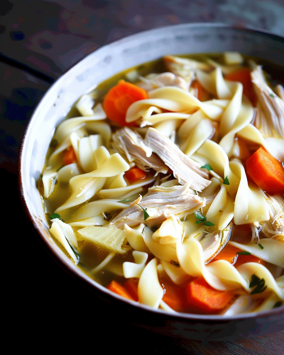 Rotisserie Chicken Noodle Soup