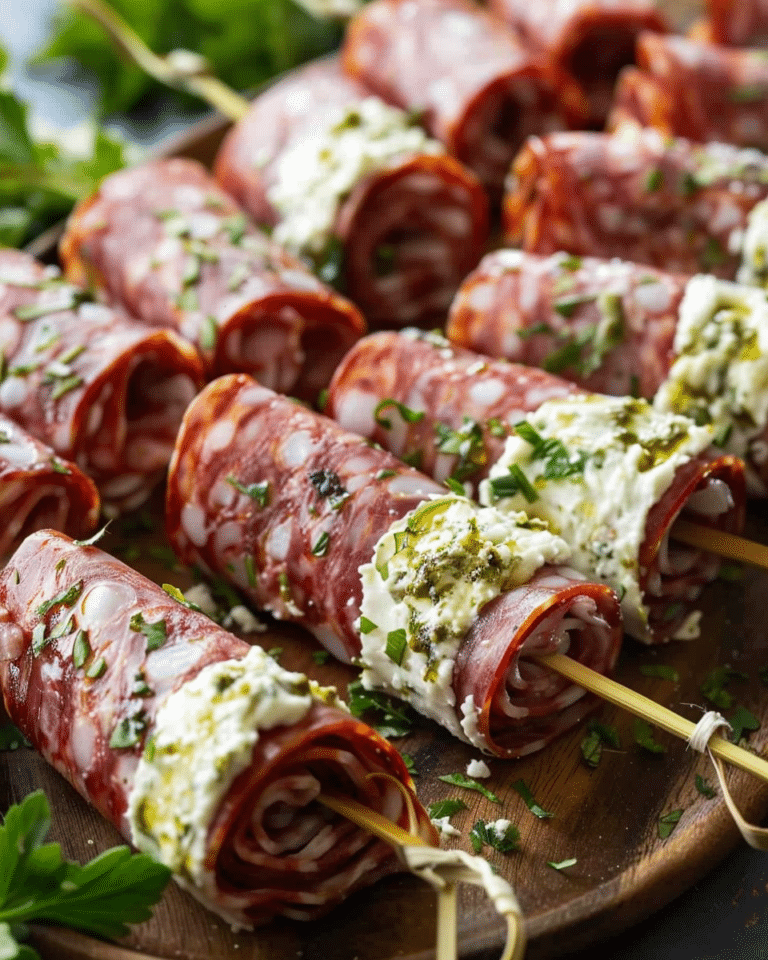 Salami Roll-Ups