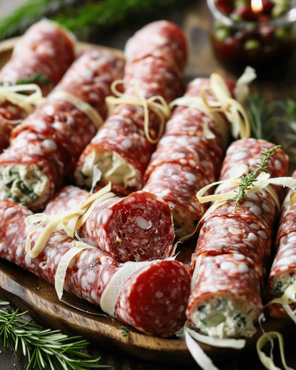 Salami Roll-Ups