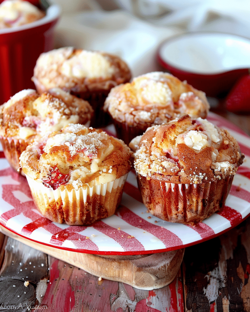 Strawberry Cheesecake Muffins