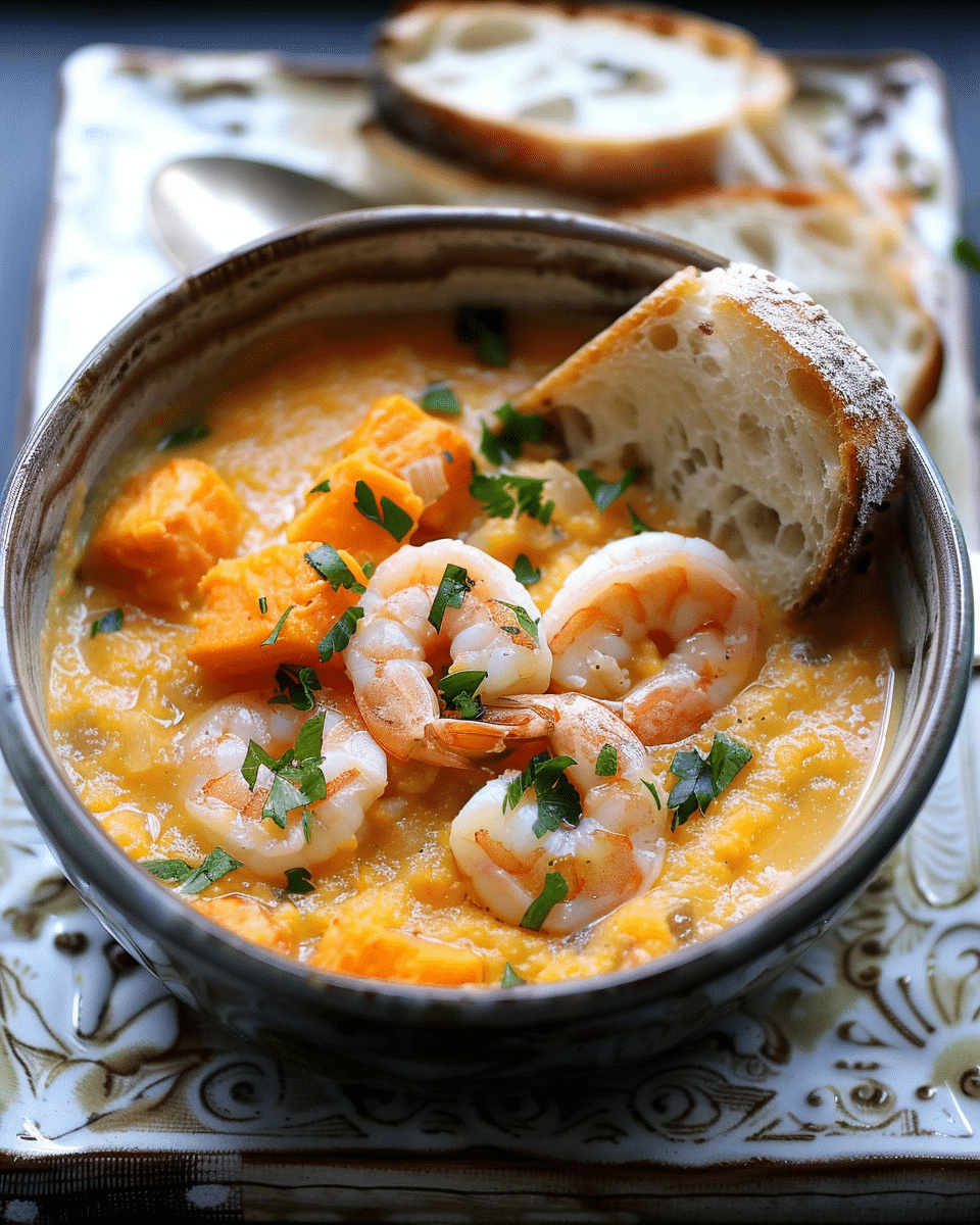 Sweet Potato and Shrimp Chowder