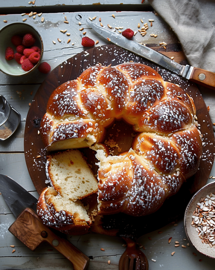 Swiss-Style Dreikönigskuchen (Three Kings Cake)
