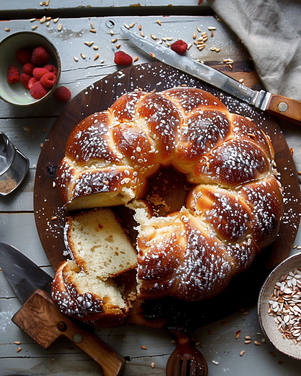 Swiss-Style Dreikönigskuchen (Three Kings Cake)