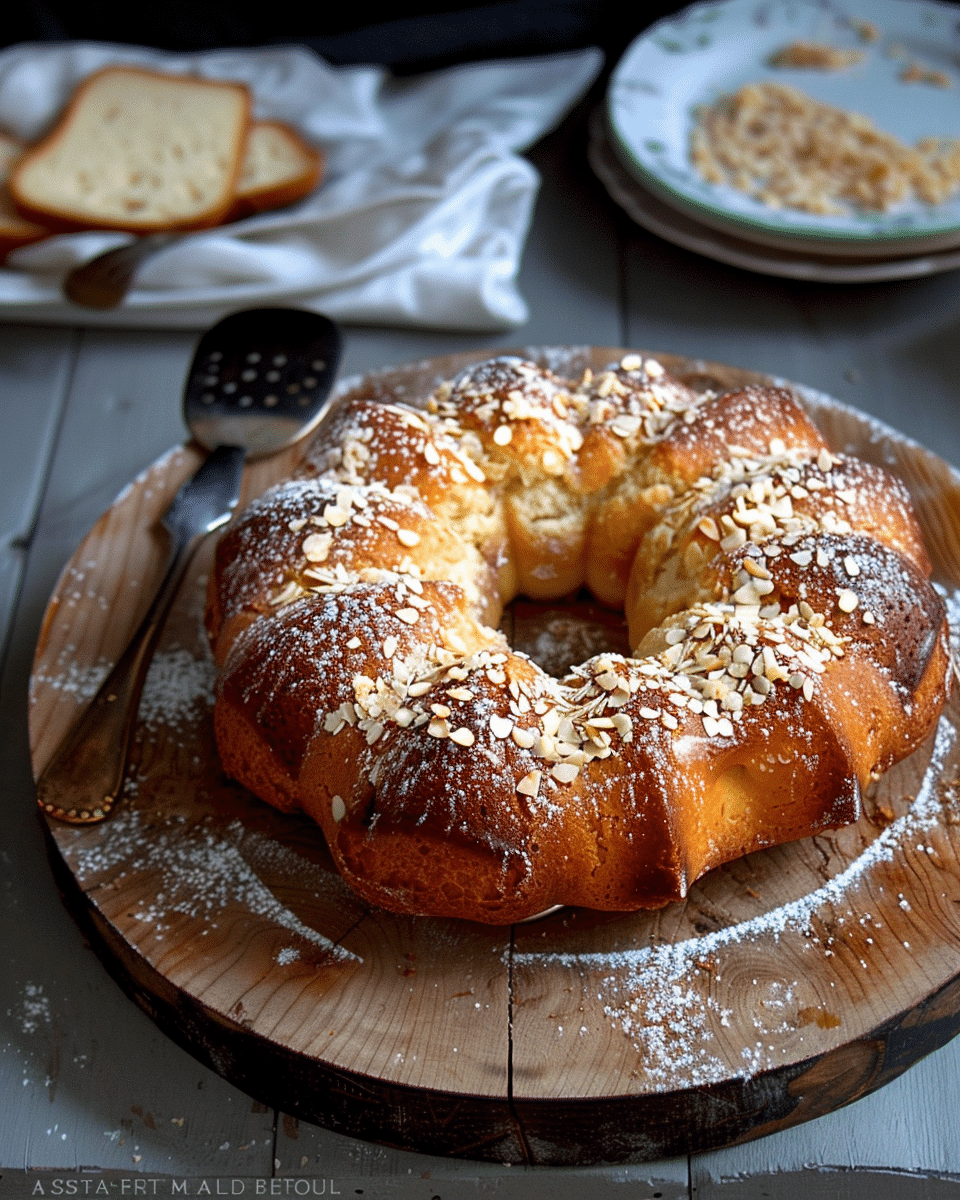 Swiss-Style Dreikönigskuchen (Three Kings Cake)