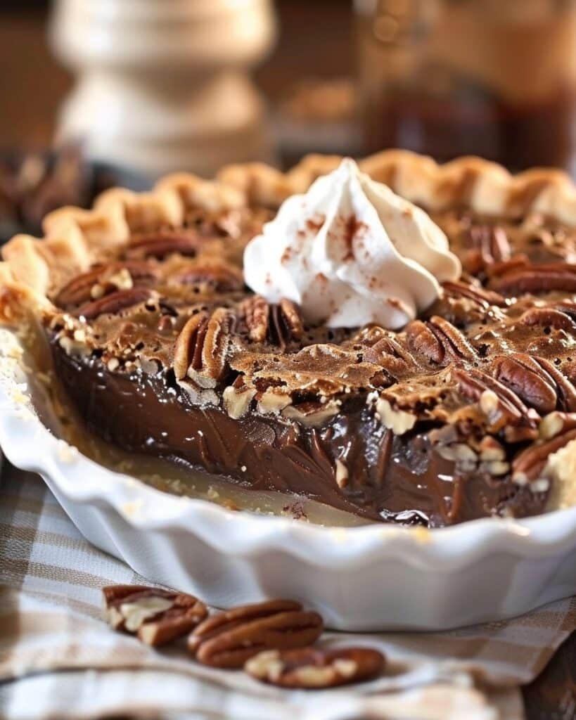 Texas Chocolate Pecan Pie