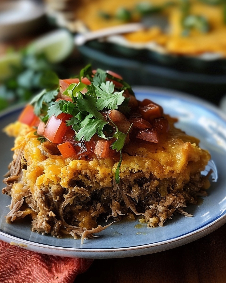 Carnitas Tamale Pie