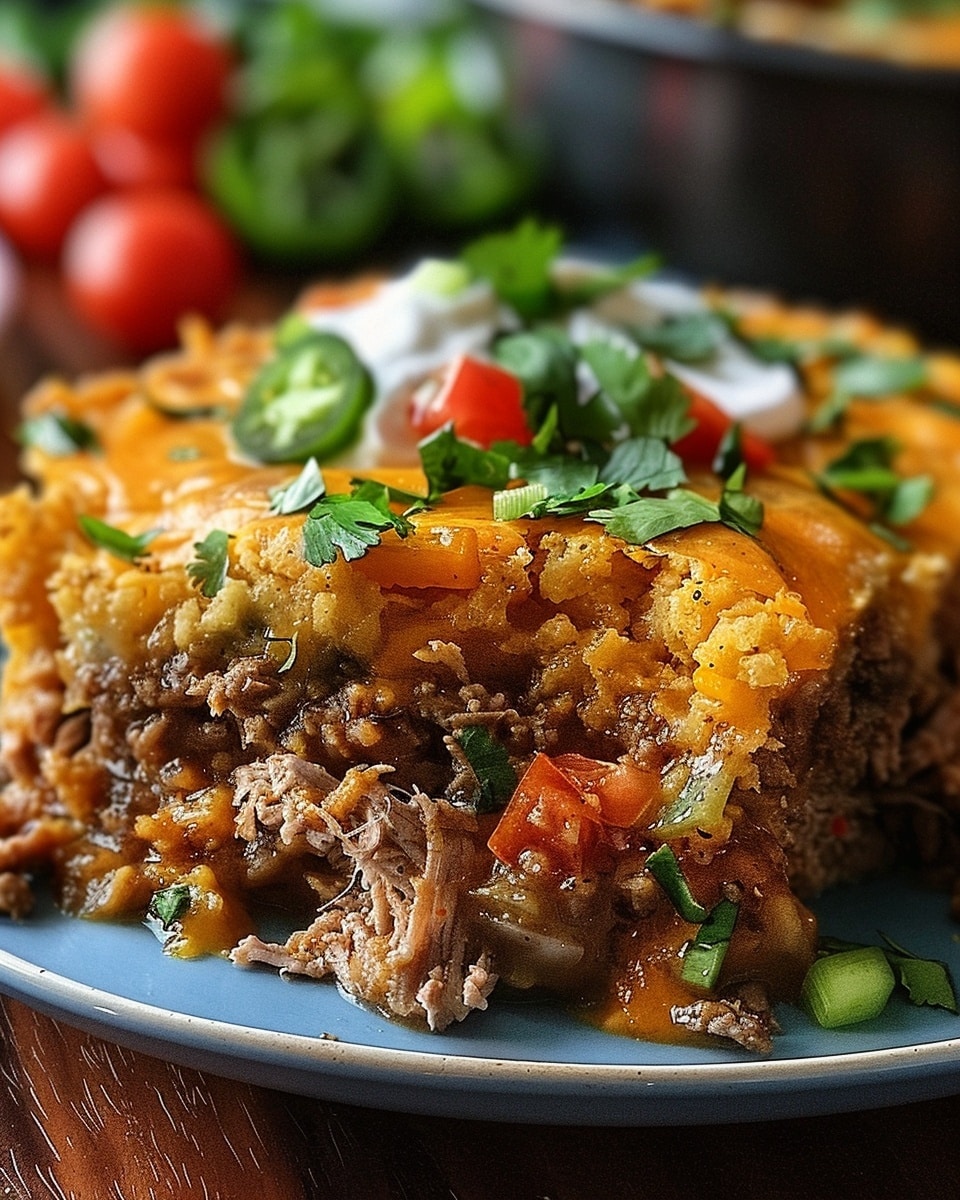 Carnitas Tamale Pie